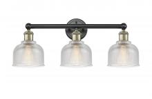 Innovations Lighting 616-3W-BAB-G412 - Dayton - 3 Light - 24 inch - Black Antique Brass - Bath Vanity Light