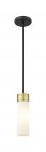 Innovations Lighting 617-1S-BAB-G617-8WH - Boreas - 1 Light - 3 inch - Black Antique Brass - Stem Hung - Mini Pendant