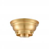 Innovations Lighting 623-1F-SG - Franklin Restoration - 1 Light - 6 inch - Satin Gold - Flush Mount
