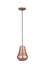 Innovations Lighting 654-1P-AC-7 - Hartford - 1 Light - 7 inch - Antique Copper - Cord hung - Mini Pendant