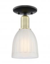 Innovations Lighting 716-1C-BAB-G441 - Brookfield - 1 Light - 6 inch - Black Antique Brass - Semi-Flush Mount