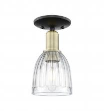 Innovations Lighting 716-1C-BAB-G442 - Brookfield - 1 Light - 6 inch - Black Antique Brass - Semi-Flush Mount