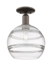 Innovations Lighting 716-1C-OB-G556-10CL - Rochester - 1 Light - 10 inch - Oil Rubbed Bronze - Semi-Flush Mount