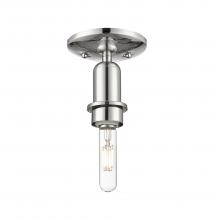 Innovations Lighting 716-1C-PN - Arcadia - 1 Light - 5 inch - Brushed Polished Nickel - Semi-Flush Mount