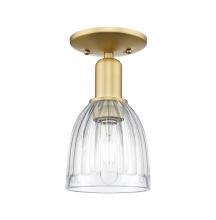 Innovations Lighting 716-1C-SG-G442 - Brookfield - 1 Light - 6 inch - Satin Gold - Semi-Flush Mount