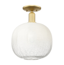 Innovations Lighting 716-1C-SG-G481-10OP - Brookhaven Sphere - 1 Light - 6 inch - Satin Gold - Semi-Flush Mount