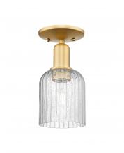 Innovations Lighting 716-1C-SG-G559-5SDY - Bridal Veil - 1 Light - 6 inch - Satin Gold - Semi-Flush Mount