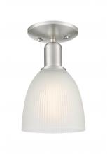 Innovations Lighting 716-1C-SN-G381 - Castile - 1 Light - 6 inch - Brushed Satin Nickel - Semi-Flush Mount