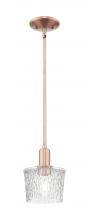Innovations Lighting 716-1S-AC-G402 - Niagara - 1 Light - 7 inch - Antique Copper - Stem hung - Mini Pendant