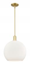Innovations Lighting 716-1S-SG-G121-14 - Athens - 1 Light - 14 inch - Satin Gold - Stem hung - Mini Pendant