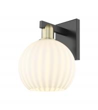 Innovations Lighting 716-1W-BAB-G1217-8WV - White Venetian - 1 Light - 8 inch - Black Antique Brass - Sconce