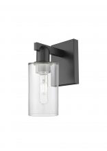 Innovations Lighting 716-1W-BK-G802 - Clymer - 1 Light - 4 inch - Matte Black - Sconce
