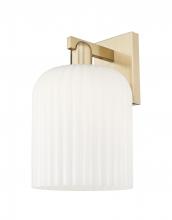 Innovations Lighting 716-1W-CB-G559-8GWH - Bridal Veil - 1 Light - 8 inch - Champagne Bronze - Sconce