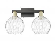 Innovations Lighting 716-2W-BAB-G1215-8 - Athens Water Glass - 2 Light - 19 inch - Black Antique Brass - Bath Vanity Light