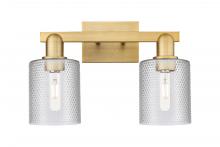 Innovations Lighting 716-2W-BB-G112 - Cobbleskill - 2 Light - 16 inch - Brushed Brass - Bath Vanity Light