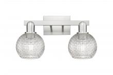 Innovations Lighting 716-2W-SN-G122C-6CL - Athens - 2 Light - 17 inch - Brushed Satin Nickel - Bath Vanity Light