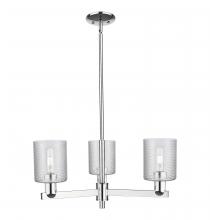 Innovations Lighting 716-3CR-PC-G112 - Cobbleskill - 3 Light - 27 inch - Polished Chrome - Stem hung - Pendant