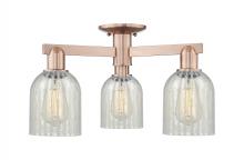 Innovations Lighting 716-3F-AC-G2511 - Caledonia - 3 Light - 23 inch - Antique Copper - Semi-Flush Mount