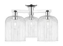 Innovations Lighting 716-3F-PC-G559-8CL - Bridal Veil - 3 Light - 26 inch - Polished Chrome - Semi-Flush Mount