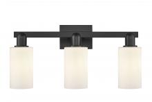 Innovations Lighting 716-3W-BK-G801 - Clymer - 3 Light - 23 inch - Matte Black - Bath Vanity Light