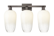 Innovations Lighting 716-3W-OB-G484-7OP - Brookhaven Flute - 3 Light - 26 inch - Oil Rubbed Bronze - Bath Vanity Light