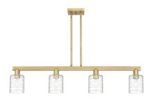 Innovations Lighting 716-4I-BB-G1113 - Cobbleskill - 4 Light - 48 inch - Brushed Brass - Stem hung - Island Light