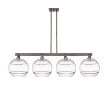 Innovations Lighting 716-4I-OB-G556-12CL - Rochester - 4 Light - 55 inch - Oil Rubbed Bronze - Stem hung - Island Light