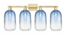 Innovations Lighting 716-4W-SG-G482-7SB - Brookhaven Cloche - 4 Light - 36 inch - Satin Gold - Bath Vanity Light