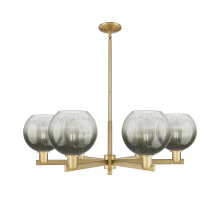 Innovations Lighting 716-6CR-BB-G483-8SL - Brookhaven Globe - 6 Light - 24 inch - Brushed Brass - Chandelier