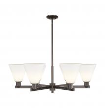 Innovations Lighting 716-6CR-OB-GBC-81 - Berkshire Glass - 6 Light - 38 inch - Oil Rubbed Bronze - Stem hung - Chandelier