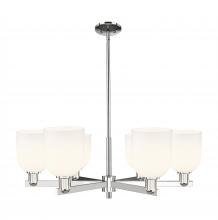 Innovations Lighting 716-6CR-PN-G558-6GWH - Bella - 6 Light - 35 inch - Polished Nickel - Stem hung - Chandelier