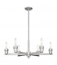 Innovations Lighting 716-6CR-SN - Arcadia - 6 Light - 32 inch - Brushed Satin Nickel - Chandelier
