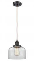 Innovations Lighting 916-1P-OB-G72 - Bell - 1 Light - 8 inch - Oil Rubbed Bronze - Cord hung - Mini Pendant