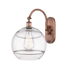 Innovations Lighting 918-1W-AC-G556-12CL - Rochester - 1 Light - 12 inch - Antique Copper - Adjustable - Sconce