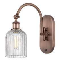 Innovations Lighting 918-1W-AC-G559-5CL - Bridal Veil - 1 Light - 5 inch - Antique Copper - Sconce