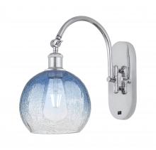 Innovations Lighting 918-1W-PC-G483-8SB - Brookhaven Globe - 1 Light - 8 inch - Polished Chrome - Sconce