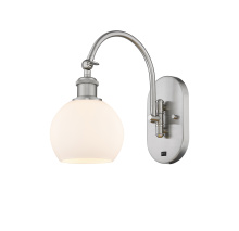 Innovations Lighting 918-1W-SN-G121-6 - Athens - 1 Light - 6 inch - Brushed Satin Nickel - Sconce