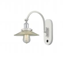 Innovations Lighting 918-1W-WPC-G2 - Halophane - 1 Light - 9 inch - White Polished Chrome - Sconce