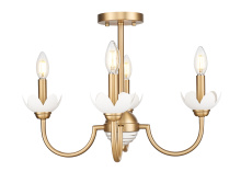 Z-Lite 352-4SF-MGLD - 4 Light Semi Flush Mount