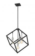 Z-Lite 478P24-MB-BN - 4 Light Chandelier