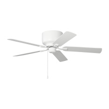 Generation Lighting 5LDH52RZW - Linden 52 Hugger Ceiling Fan in Matte White with Matte White Blades