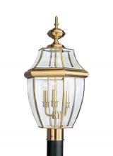 Generation Lighting 8239-02 - Lancaster Three Light Outdoor Post Lantern