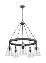 Generation Lighting F3169/5DWI - Medium Chandelier