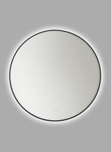 Generation Lighting MREL1430MBK - Cadre Round Mirror 30x30