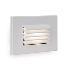 WAC Canada 4051-27WT - LED Low Voltage Horizontal Louvered Step and Wall Light