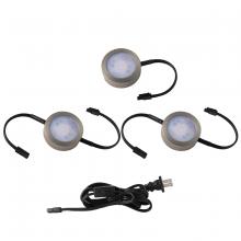WAC Canada HR-AC73-CS-BN - Puck Light Kit- 2 Double Wire Lights, 1 Single Wire Lights, and Cord
