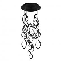 WAC Canada PD-47809R-BK - Interlace Chandelier Light