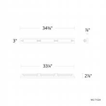 WAC Canada WS-71534-35-BN - Spectacle Bath & Wall Sconce