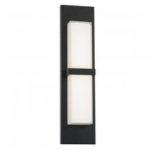 WAC Canada WS-W21122-35-BK - BANDEAU Outdoor Wall Sconce Light