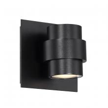 WAC Canada WS-W64905-BK - BARREL 5IN OUTDOOR SCONCE 3000K